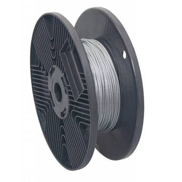 Steel cable on reel (galvanized)